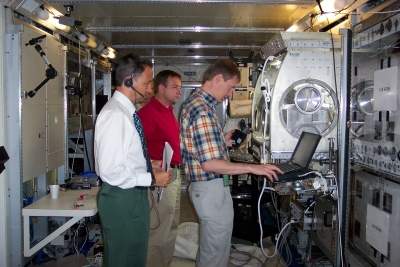 Astronaut Training in Columbus Simulator